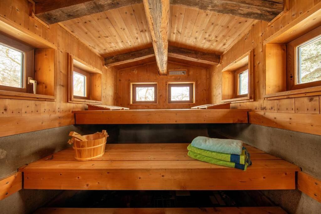 Modernes Landhaus mit Sauna Hohen Pritz Exterior foto
