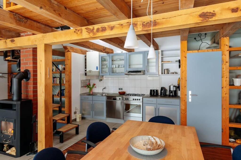 Modernes Landhaus mit Sauna Hohen Pritz Exterior foto